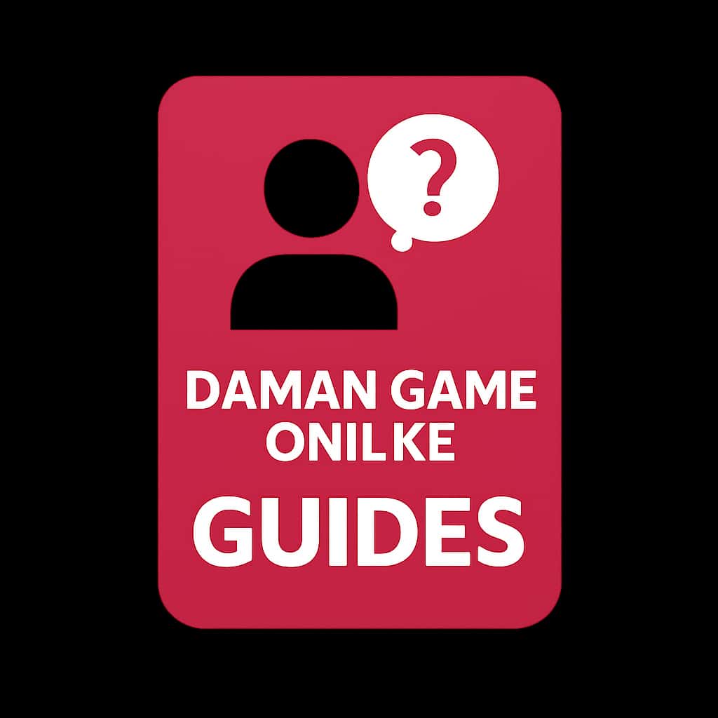 A professional badge design for Daman Game Online Guides.