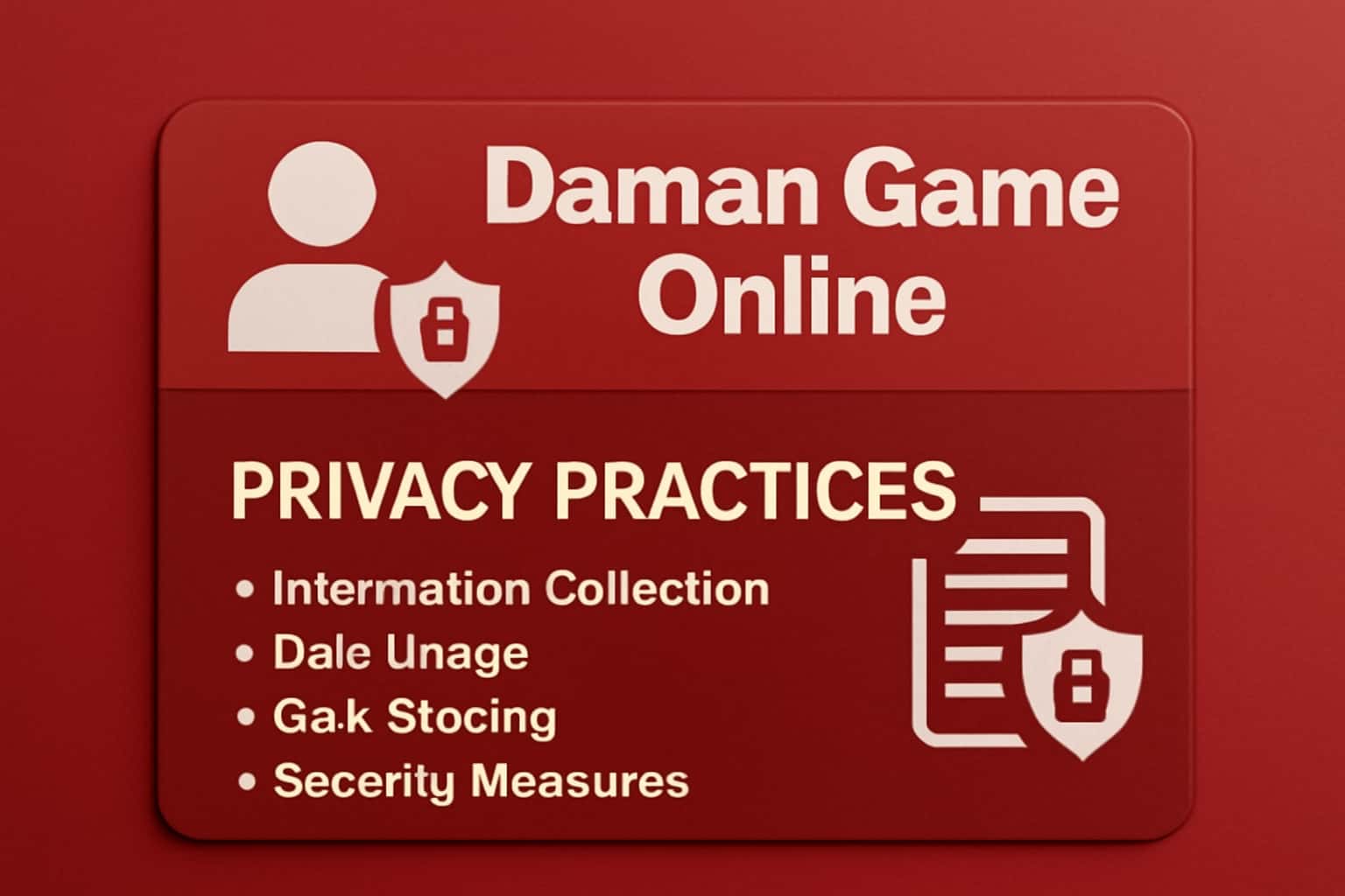 Informational scene on Privacy Practices for Daman Game Online