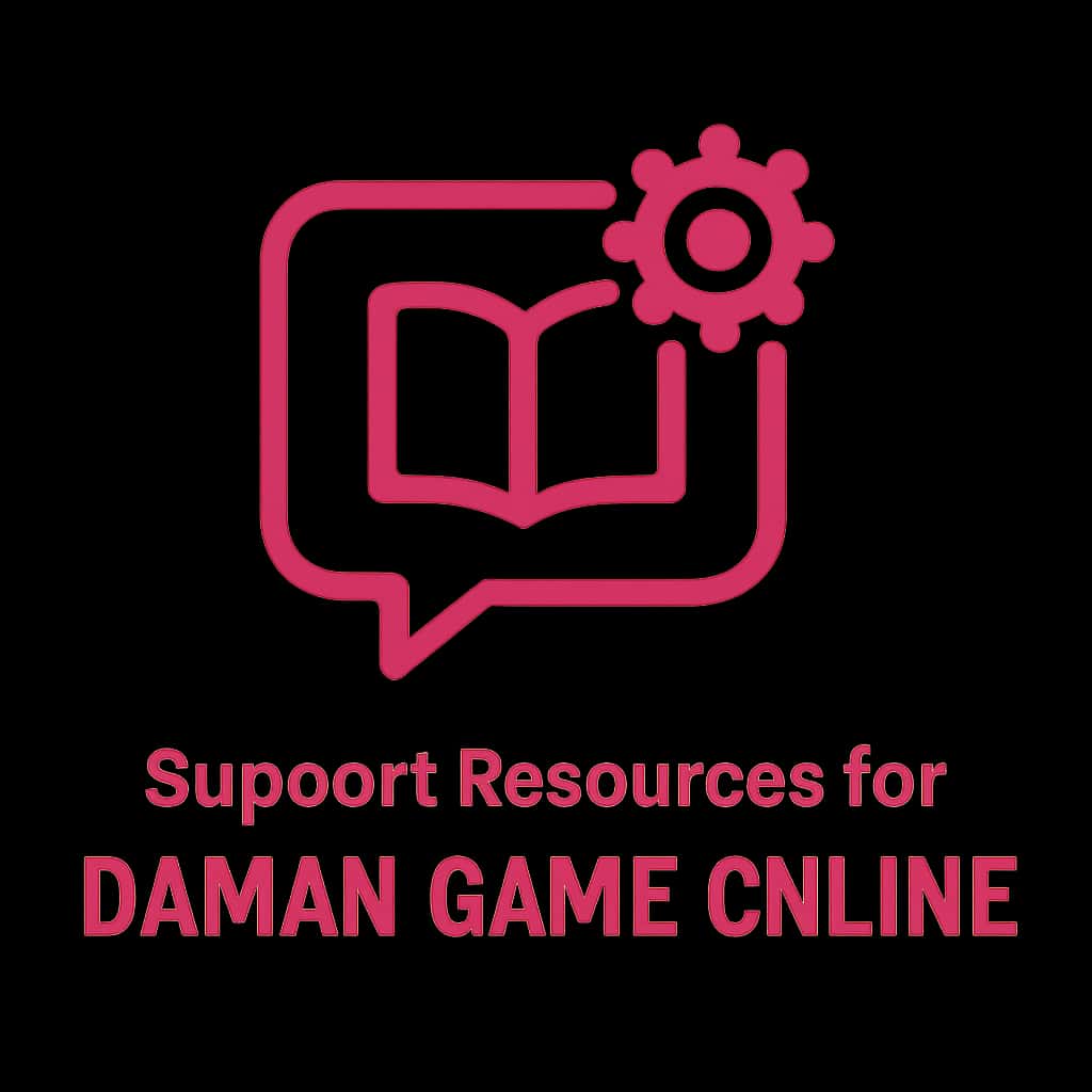 An icon symbolizing support resources for Daman Game Online.