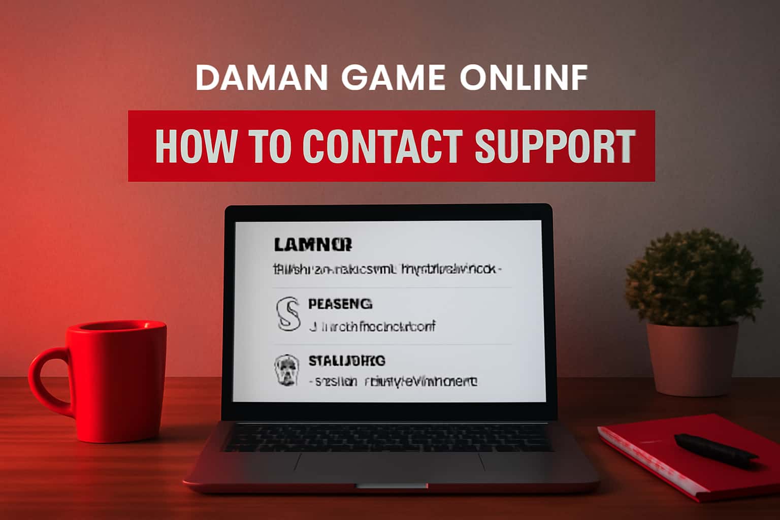 An informative visual representation of how to reach Daman Game Online support.